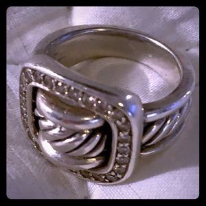 🎀David Yurman Conflict Free Diamond  Ring 8🎀